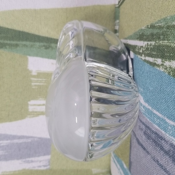 Mikasa Germany 3D Wavey Puffy Sweetheart Frosted Glass Candy Dish Trinklet - Picture 10 of 11